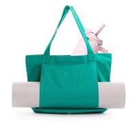 Zinueen Bolsa de yoga, bolsa de deporte para hombre y mujer, impermeable, bolsa de gimnasio, esterilla de yoga, bolsa con compartimento húmedo y cierre de , acceso rápido, esterilla de yoga, para