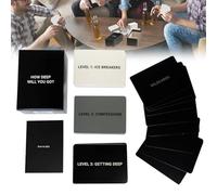 Zinueen Juego de cartas de conversación profunda - 99 tarjetas para la mejor experiencia de conexión al jugar: preguntas comprometidas para amigos, familiares y citas en viajes y vacaciones