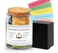 Zinueen Versículos Bíblicos en un Tarro - Regalos Cristianos, Amor por la Biblia - Oración Versículos de la Biblia en Español - Tarro de Esperanza, Cuencos Decorativos para Mujeres (ES)
