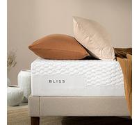 Zinus Bliss Colchones Espuma con Memoria Tela, Blanco, 100 x 200 cm