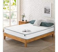 Zinus Colchón de 160 x 190 cm - Altura 20 cm - Memory Foam y muelles internos - Certificado Oeko-Tex - Blanco - Doble - Medio