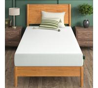 Zinus Colchón de Espuma viscoelástica, Blanco, 90 x 190 cm