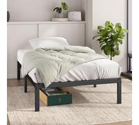 Zinus Elias - Marco de Cama (90 x 190 cm, Altura 36 cm, con Almacenamiento Debajo de la Cama, Cama y Plataforma de Metal, Color Negro