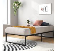 Zinus Lorelai Cama 90x190 cm - Altura 36 cm con almacenamiento debajo de la cama - Marco de la cama de plataforma de metal - Negro