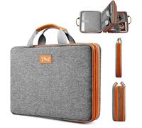 ZINZ 13 13.3 13.6 14 Pulgadas Maletín Mejorado con Funda para Portátil Delgado y Expandible Compatible con MacBook Air/Pro 13-14 M1 M2 M3 2021-2023 Pro/MAX,13.5 Surface Laptop 4/3,D02G02