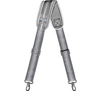 ZINZ 57" Correa de Hombro con Cojín Fijo Ultragrueso y Hebillas de Doble Equilibrio, Correa para el Hombro para Equipaje, Computadora, Cámara, Correas de Hombro Portatil (145cm,Gray Silver)