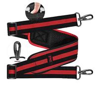 ZINZ 76" Correas de,Hombro con almohadilla transpirable fija ultra gruesa Correa ajustable para el hombro para trabajo pesado. para Equipaje, Computadora, Cámara, Portatilcon.Raya-BRB