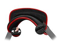 ZINZ Almohadilla de Correa de Hombro con Cojín Ultra Grueso para Bolso de Laptop Mensajero Recorrido Bolsa de Hombro Bandoleras, Más Larga, Antideslizante y Transpirable,Negro - Borde Rojo