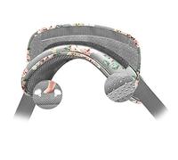 ZINZ Almohadilla de Correa de Hombro con Cojín Ultra Grueso para Bolso de Laptop Mensajero Recorrido Bolsa de Hombro Bandoleras, Más Larga, Antideslizante y Transpirable,Rosa Claro/US