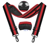 ZINZ Correa Universal para Bolso de 79.5" con Almohadilla Transpirable, Fija y Ajustable para Portátil, Cámara y Más,TW01B02