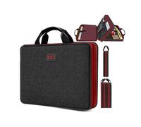 ZINZ Delgado y Expandible 15 15.6 16 Pulgadas Funda para Portátil con Asa, Impermeable con Interior Suave, Compatible con 15"-16" MacBook DELL HP Lenovo Acer ASUS,B01RD01