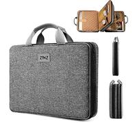 ZINZ Delgado y Expandible 15 15.6 16 Pulgadas Funda para Portátil con Asa, Impermeable con Interior Suave, Compatible con 15"-16" MacBook DELL HP Lenovo Acer ASUS,G01BK01