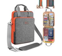 ZINZ Estuche delgado y Expandible de 12,9" 13" para Computadora Portátil de Viaje, Bolso de Hombro para MacBook Air 13" M3/M2/M1, MacBook Pro 13" M2/M1, iPad Pro 12,9"/13"/11", iPad Air 13",L02G05