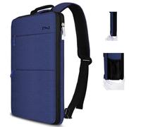 ZINZ Mochila Delgada & Expandible 15" 15,6" 16" para Portátil,B01L01 | Compatible con MacBook Pro 16"/15", Dell XPS 15/16 & La Mayoría de Notebooks 15"-16", Mochila Diaria Resistente al Agua