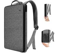 ZINZ Mochila delgada y expandible para laptop de 15, 15.6 y 16 pulgadas, resistente a derrames, para la mayoría de MacBooks de 14 a 16 pulgadas, libros de superficie, Dell, HP, Lenovo, Asus, G01BK01