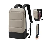 ZINZ Mochila Delgado y Expandible Antirrobo Impermeable Mochila Portatil 17" Pulgadas Backpack con USB para el Laptop para Ordenador del Negocio Trabajo Diario Viaje, Granate