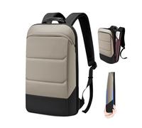 ZINZ Mochila Delgado y Expandible Antirrobo Impermeable Mochila Portatil 17" Pulgadas Backpack con USB para el Laptop para Ordenador del Negocio Trabajo Diario Viaje, Granate US