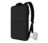ZINZ Mochila para Computadora Portátil de Negocios Delgada y Expandible de 17 Pulgadas Mochila Resistente al Agua para la Mayoría de los Portátiles de 15 15,6 16 17 Pulgadas,Negro