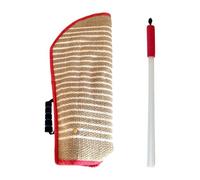 Ziociura Juego de Entrenamiento Canino con Manga de Almohadilla de Entrenamiento Protector de Brazo de Yute con Costuras