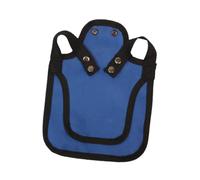 Ziociura Protector de Plumas para de, Protector para Espalda Y Costados, Ajustable, de Tela Oxford, Delantal para Gallinas de Exterior, Protector, Azul