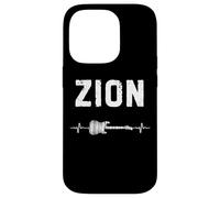 Zion Guitarra Latido Del Corazón Música Guitarrista Carcasa para iPhone 14 Pro
