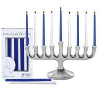 Zion Judaica - Menorá con Velas, diseño Elegante