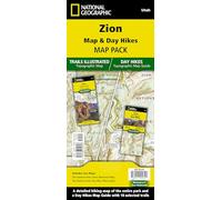 Zion National Day Hikes and National Park [Map Pack Bundle] (National Geographic Trails Illustrated Map)