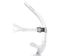 ZIONOR Snorkel de natación para adultos, tubo de esnórquel frontal, cómoda boquilla unidireccional válvula de purga para piscina, exteriores