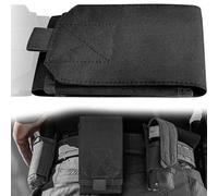 ZIOYANE 1 funda para cinturón, funda táctica de nailon para teléfono móvil, bolsa universal para cinturón para senderismo, viajes al aire libre (negro)
