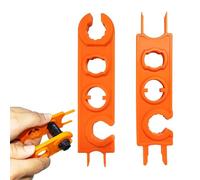 ZIOYANE Juego de 2 llaves solares naranjas, herramienta de conector MC4 con tensor PPO herramienta de rotura de carga para panel solar y sistemas eléctricos