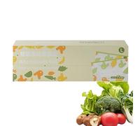 Zip Lock Bag | Aluminum Foil Slider Organizer,Resealable Fruit Food Storage Bags - For Restaurant Kitchen Pantry Picnics Camping Vegetables Meat Sandwiches Lunch