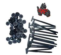 Zip Tie Rivet, Cable Tie Buckle, Nylon Universal Buckle, Automotive Zip Ties, Cable Ties Tool for Car Daily Repair Quick Fix (30pcs)