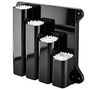 Zip Tie Storage Organizer - Wall Mounted 4 Pocket Cable Tie Holder | Aluminum Tool Rack with Workshop Garage Shed, Wall Storage System for Basement Utility Warehouse Cable Management Supplies