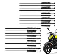 Zip Tire Chains - Anti-Skid Nylon Traction Cable | Reusable Anti Snow Chains | 20-pieces Spike Snow Tire Straps For Truck Winter Ice Travel Road Mountain Wheel Motorcycle