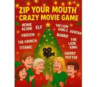 ZIP YOUR MOUTH CRAZY MOVIE GAME: The Hilarious Family Movie Challenge | Team vs Team | Act, Guess & Laugh Together | Perfect for Christmas Parties and Family Nights