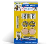 Zipbolt 13.810 Slipfix Railbolt - Postn de escalera de escaleras para publicar una solucin de fijacin duradera rpida y fcil instalacin residenc