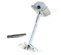 Zipbolt Conector de inglete de encimera 10.500 - Paquete de 5 pernos de cierre de junta con broca hexagonal de 5 mm para unir encimeras, bloques de carnicero, muebles y más - Ajuste con una sola mano