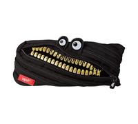 ZIPIT Grillz Estuche para niños, Estuche para lápices para la escuela, Estuche escolar para niñas y niños (negro)
