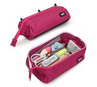 ZIPIT Lenny Estuche Escolar para Lápices de Gran Capacidad para Niñas, Rosa | Portatodo lavable para 55 bolígrafos y lápices, también funciona como neceser de maquillaje y organizador de viaje