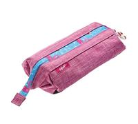 ZIPIT Lenny Estuche Escolar para Lápices de Gran Capacidad para Niñas, Rosa | Portatodo lavable para 55 bolígrafos y lápices, también funciona como neceser de maquillaje y organizador de viaje