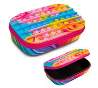 ZIPIT Pop Estuche para niños Juguete inquieto Estuche Push It sensorial de Silicona Estuche para lápices de Gran Capacidad