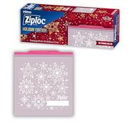 Ziploc Seal Top Bolsas Limite Holiday Edition -38 galones bolsas