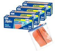 Ziploc Slider Bolsas para congelador con nueva tecnología Power Shield