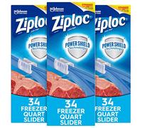Ziploc Slider Bolsas para congelador con nueva tecnología Power Shield