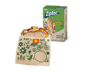 Ziploc Ziploc Brand bolsas de papel reciclable+sellables, 50 unidades, 50 unidades