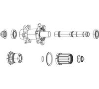 Zipp Kit de conversión para bujes ZM900