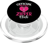 Zipper Club Miembro Oficial Cirugía a Corazón Abierto Hombres Mujeres PopSockets PopGrip para MagSafe