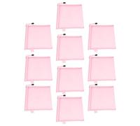 Zipper Document Pouch Set of 10 Waterproof and Tear Resistant A5 Size for
