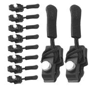 Zipper Slider - 10 piezas Universal Repair Pullers, Replacement Zip Heads, Quick Fix Kit | Sliders For Jacket Backpack Luggage Sleeping Bag Outdoor Travel Gear