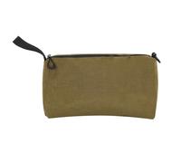 Zipper Tool Bag - Waterproof Utility Organizer, Multifunctional Storage Pouch, Rugged Gear Carrier, Equipment Management Hardware, Technical Construction Category, Wide Mouth Orange Black Canvas